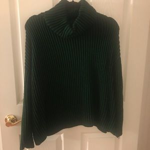 ZARA Striped Slouched neck sweater💫